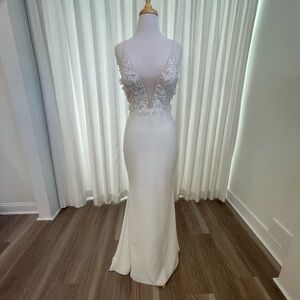 Ivory Lace Bridal Gown Miss Scarlett Aurora